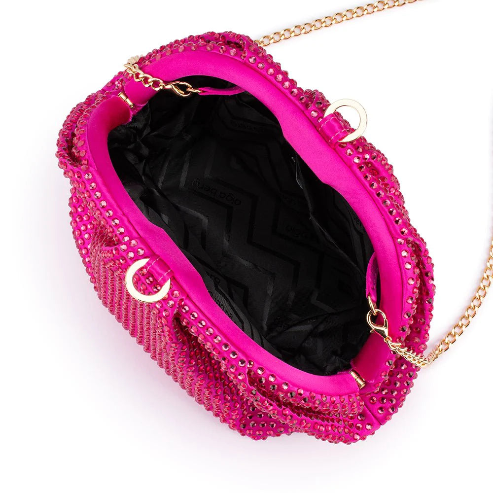 CHARLEY HOTFIX BAG - Fuchsia