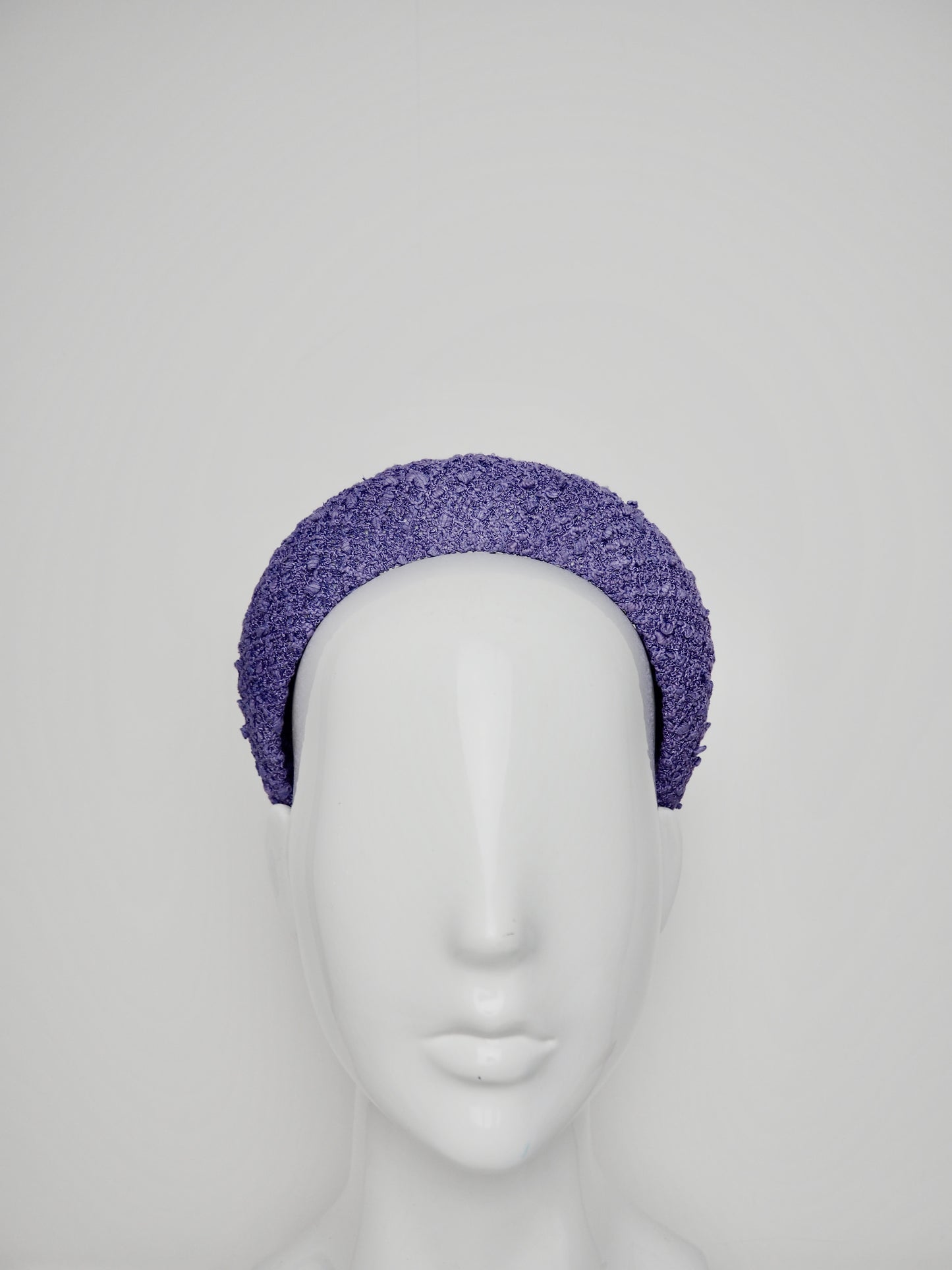 Mia - Italian boucle tweed - purple