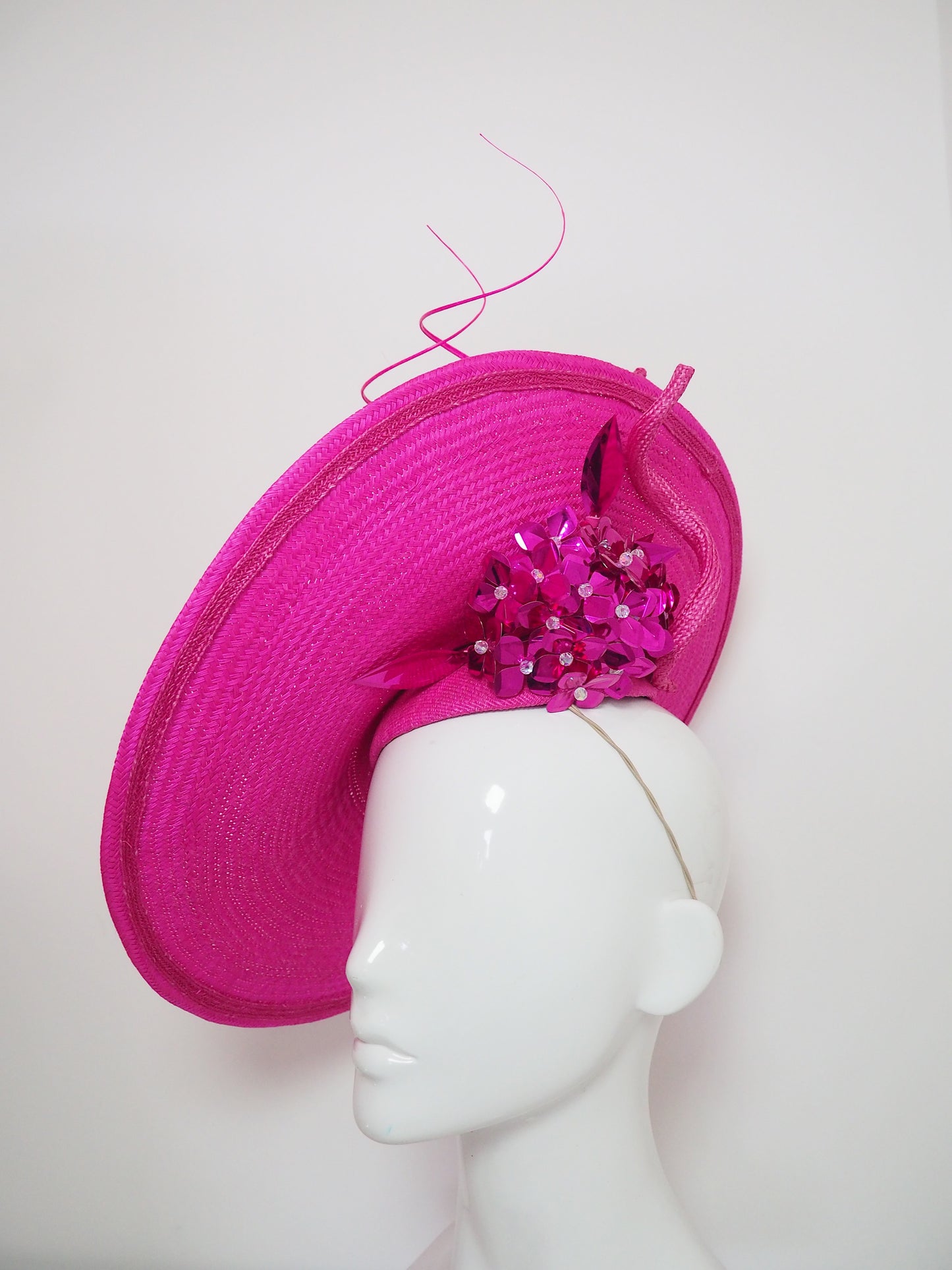 Hot Pink and Hydrangeas - Hot pink * worn once in perfect condition