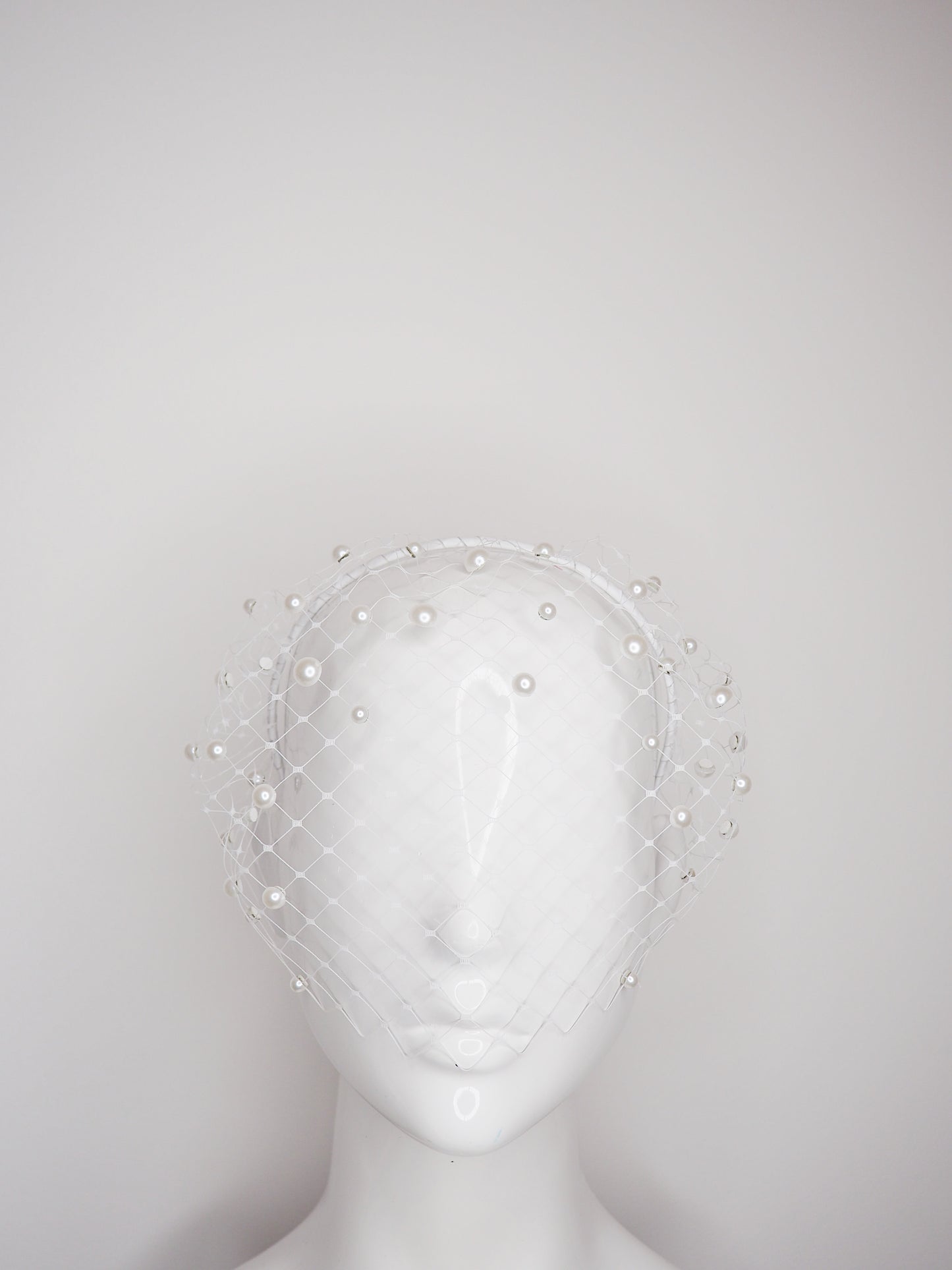 Pearl Drop- Pearl embellished merry widdow veil