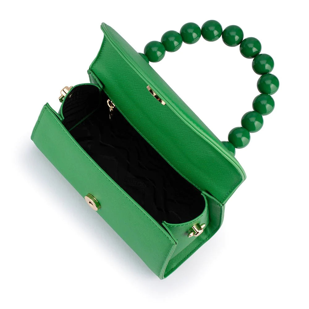 WENDY ACRYLIC BEAD BAG - green