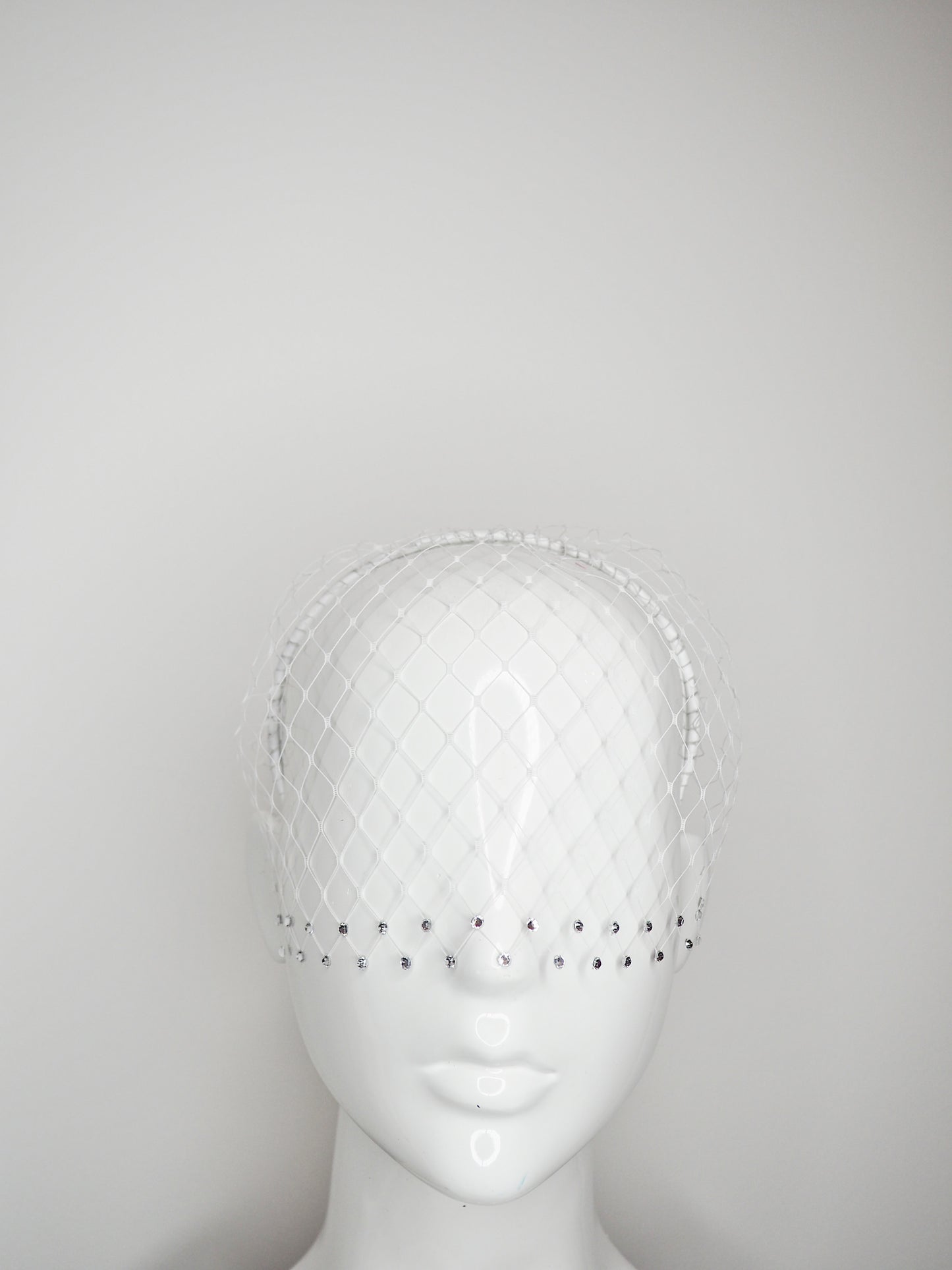 Gracie - Embellished merry widdow Veil - bottom row embellished