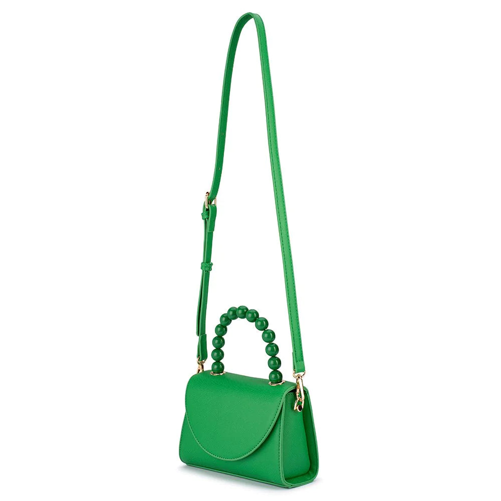 WENDY ACRYLIC BEAD BAG - green