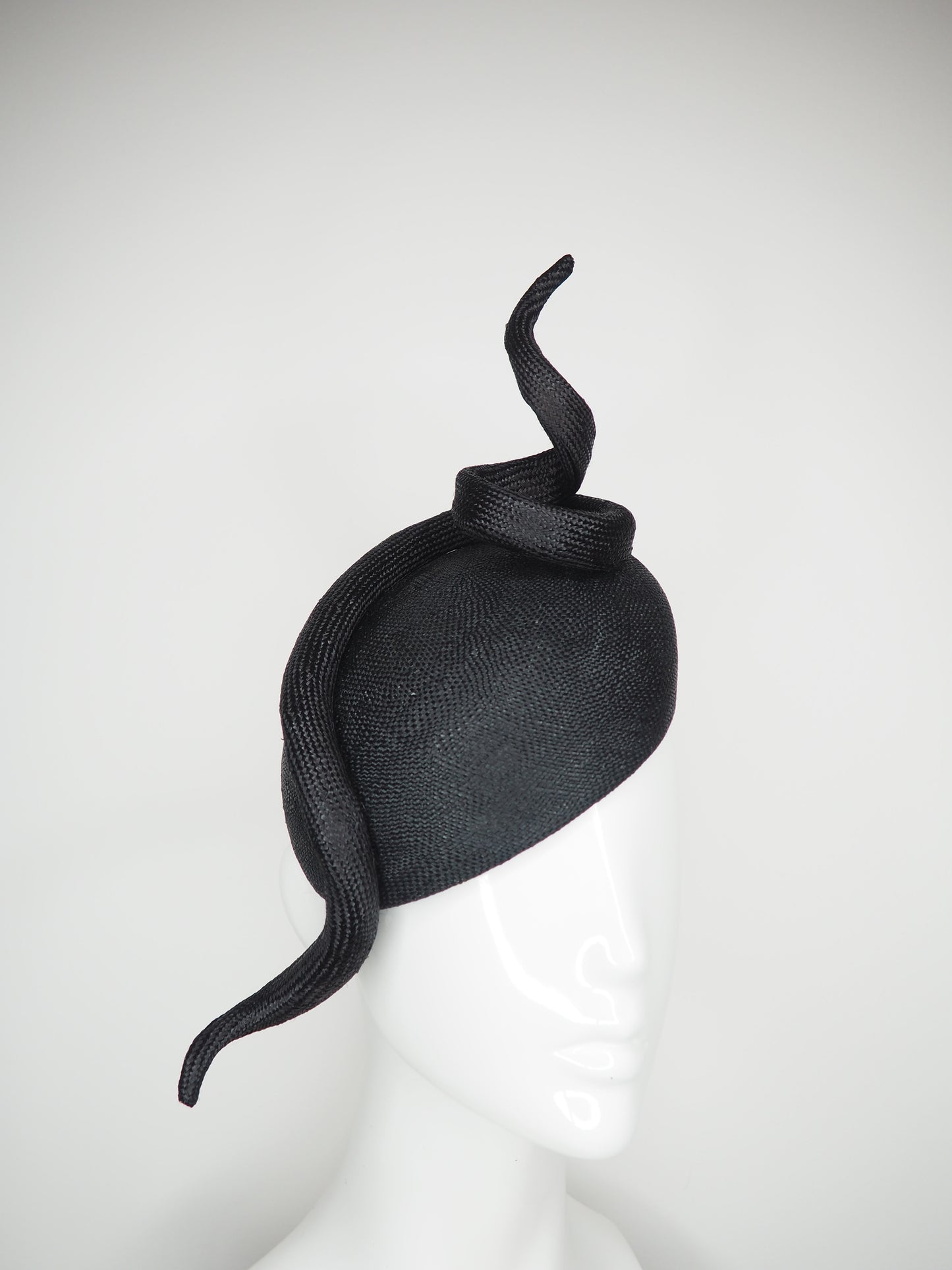Elegant Miss - Black Straw Swirl
