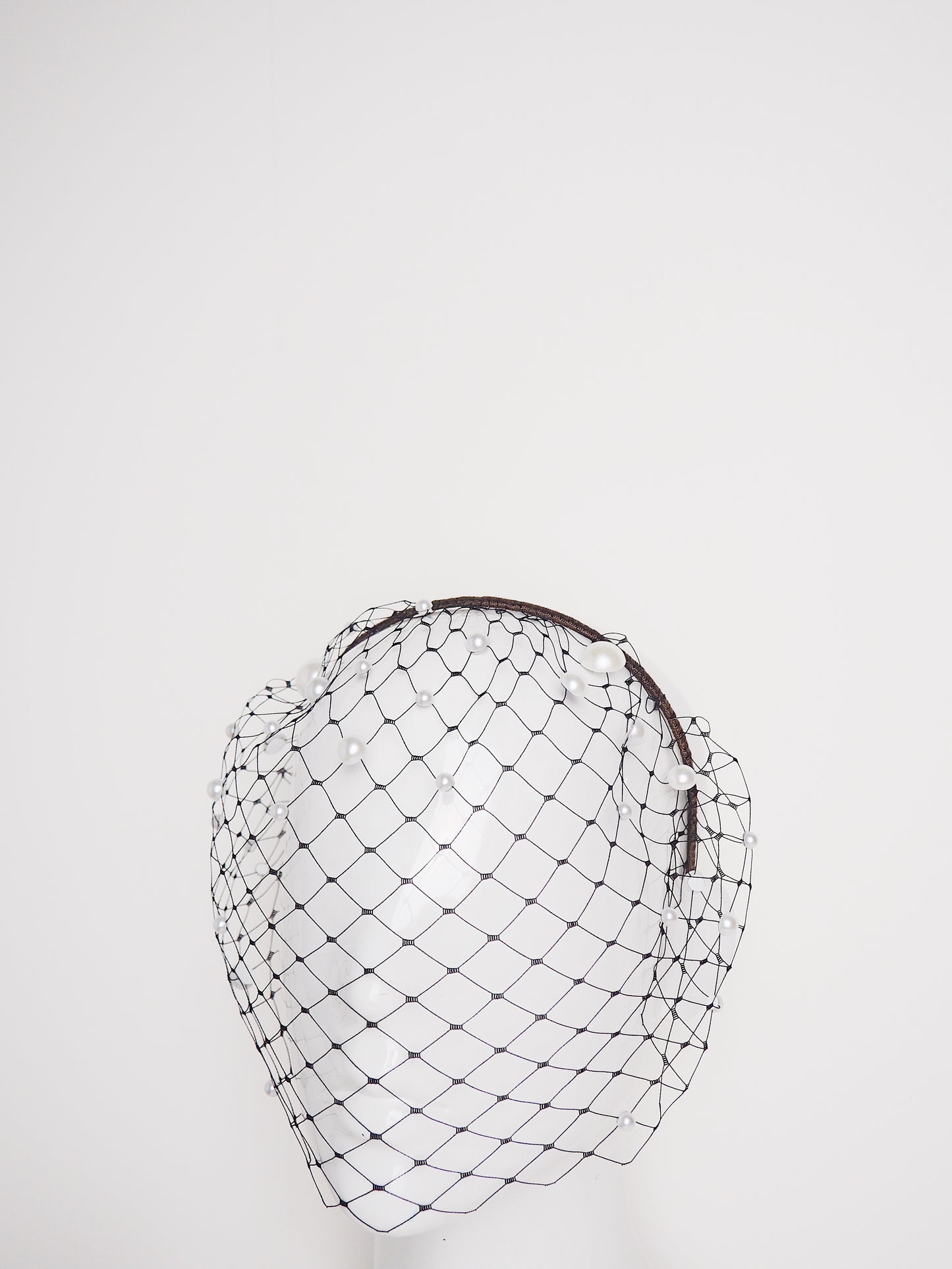 Pearl Drop- Pearl embellished merry widdow veil