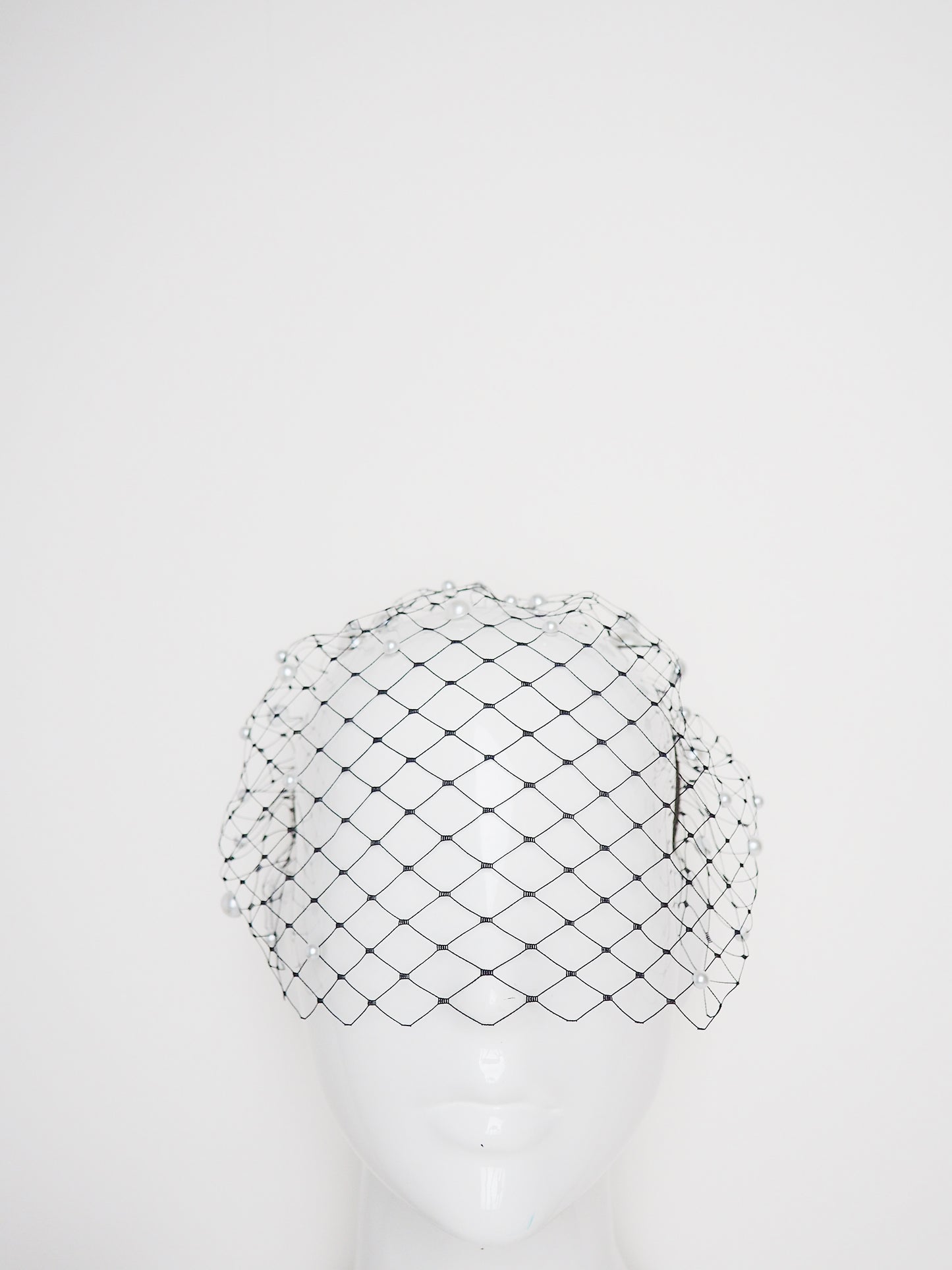 Pearl Drop- Pearl embellished merry widdow veil