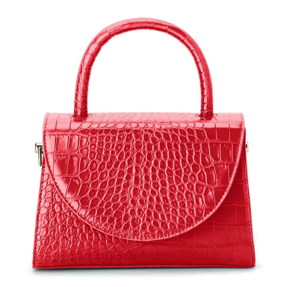NADIA TOP HANDLE BAG - Red