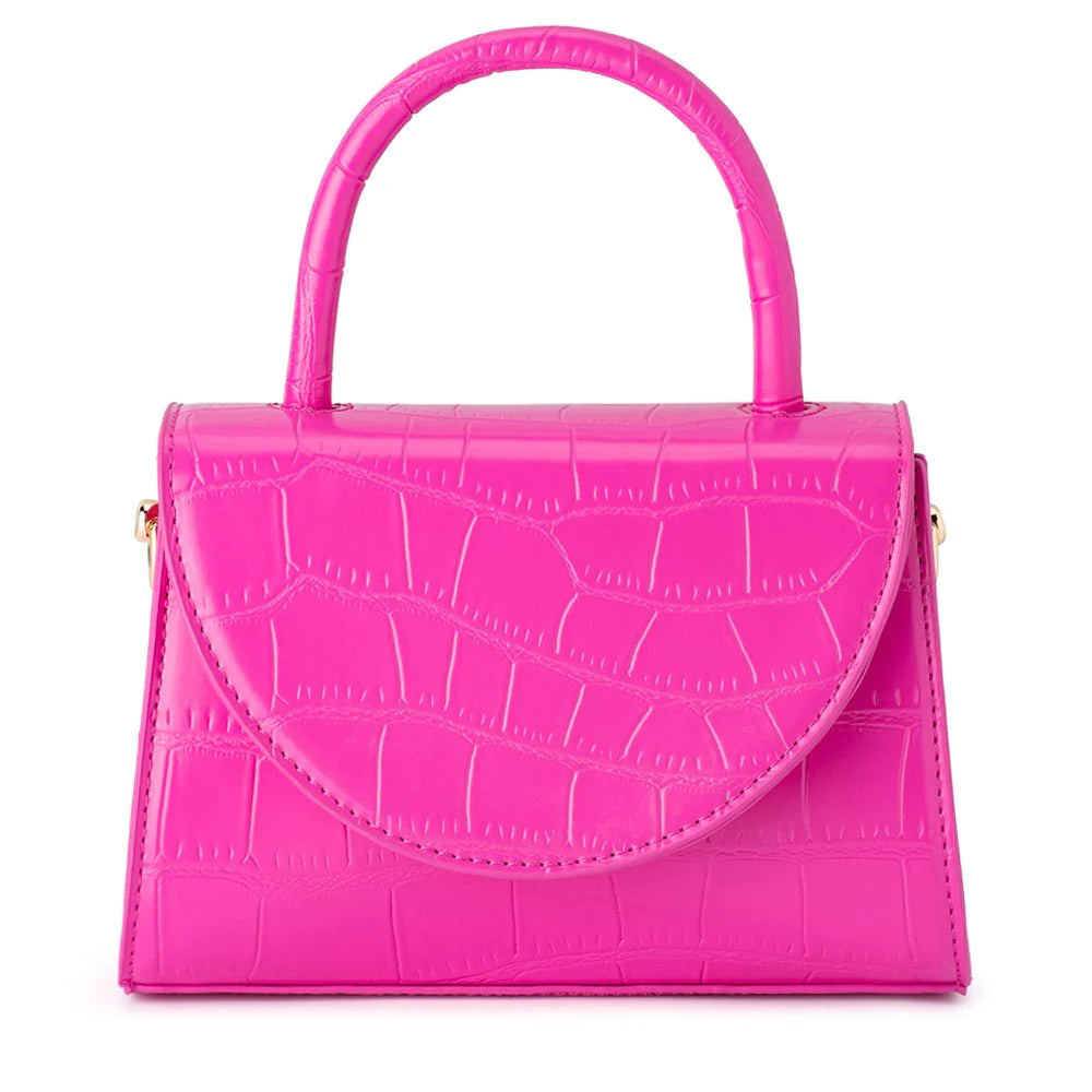 NADIA TOP HANDLE BAG - Fuschia