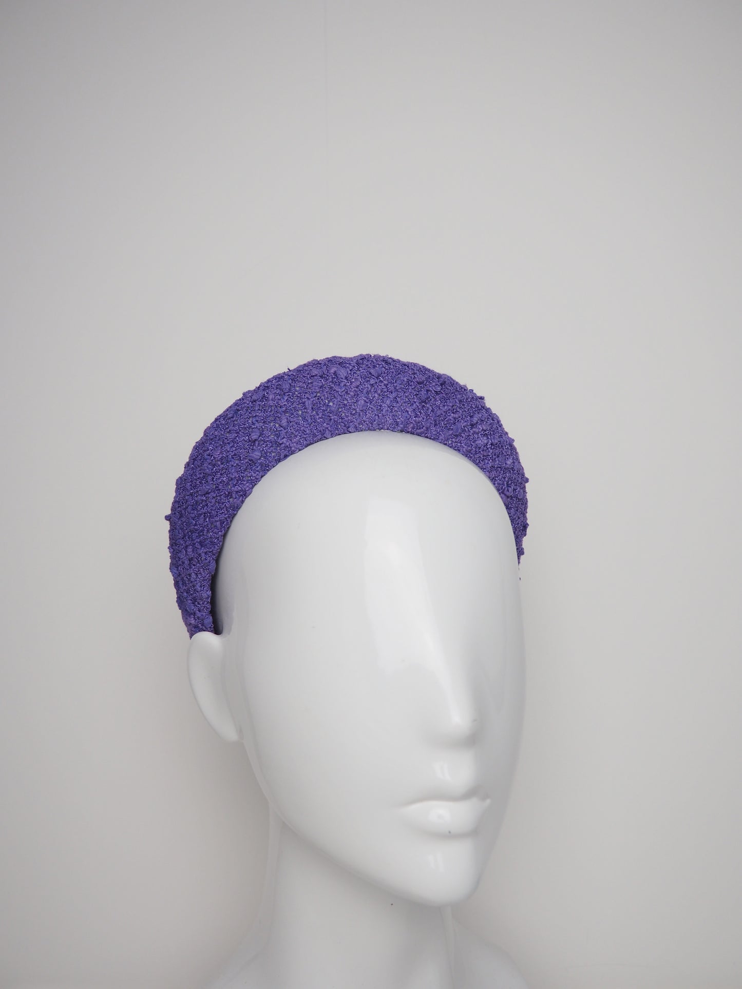 Mia - Italian boucle tweed - Ultra Violet