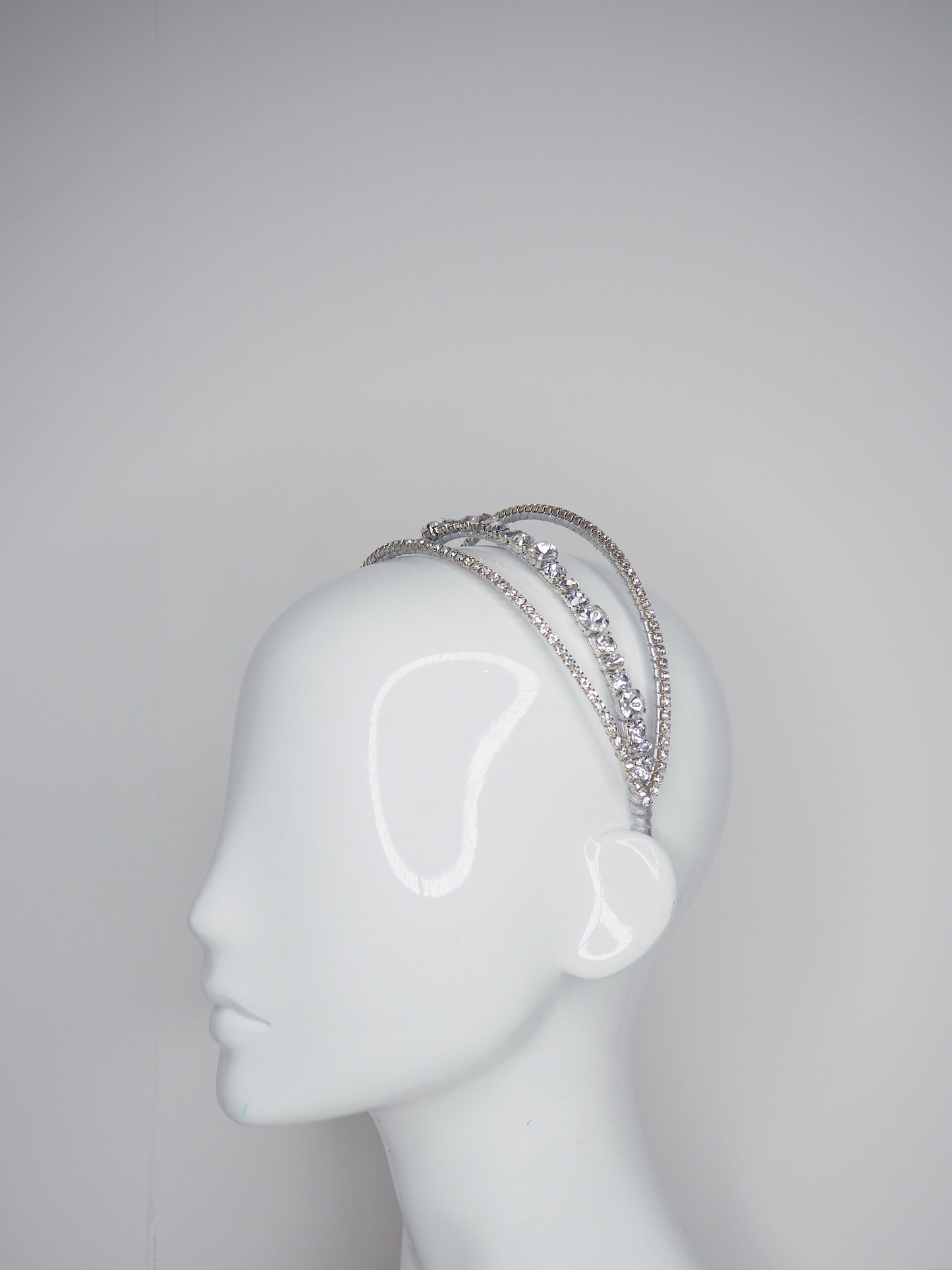 Triple treat - Silver Diamonte