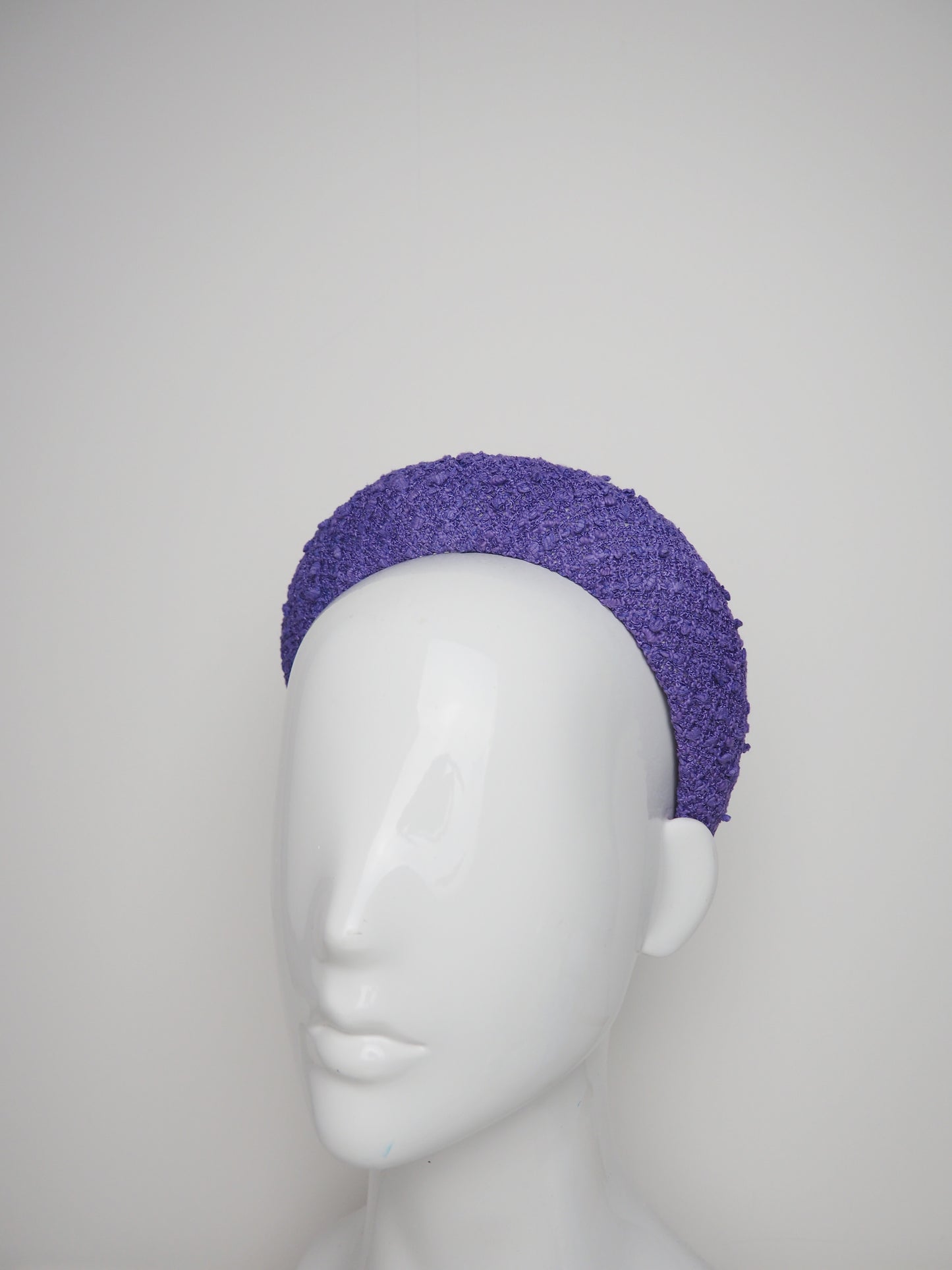 Mia - Italian boucle tweed - Ultra Violet