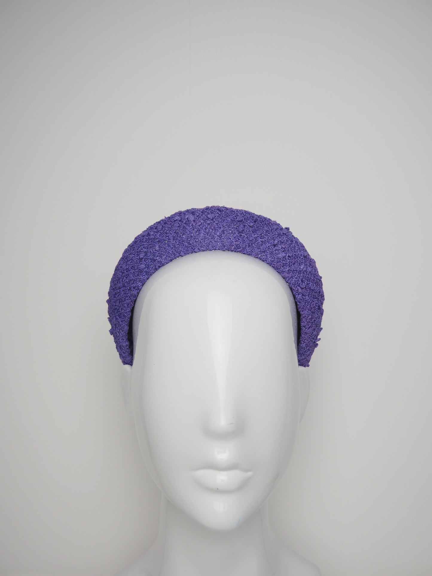 Mia - Italian boucle tweed - Ultra Violet