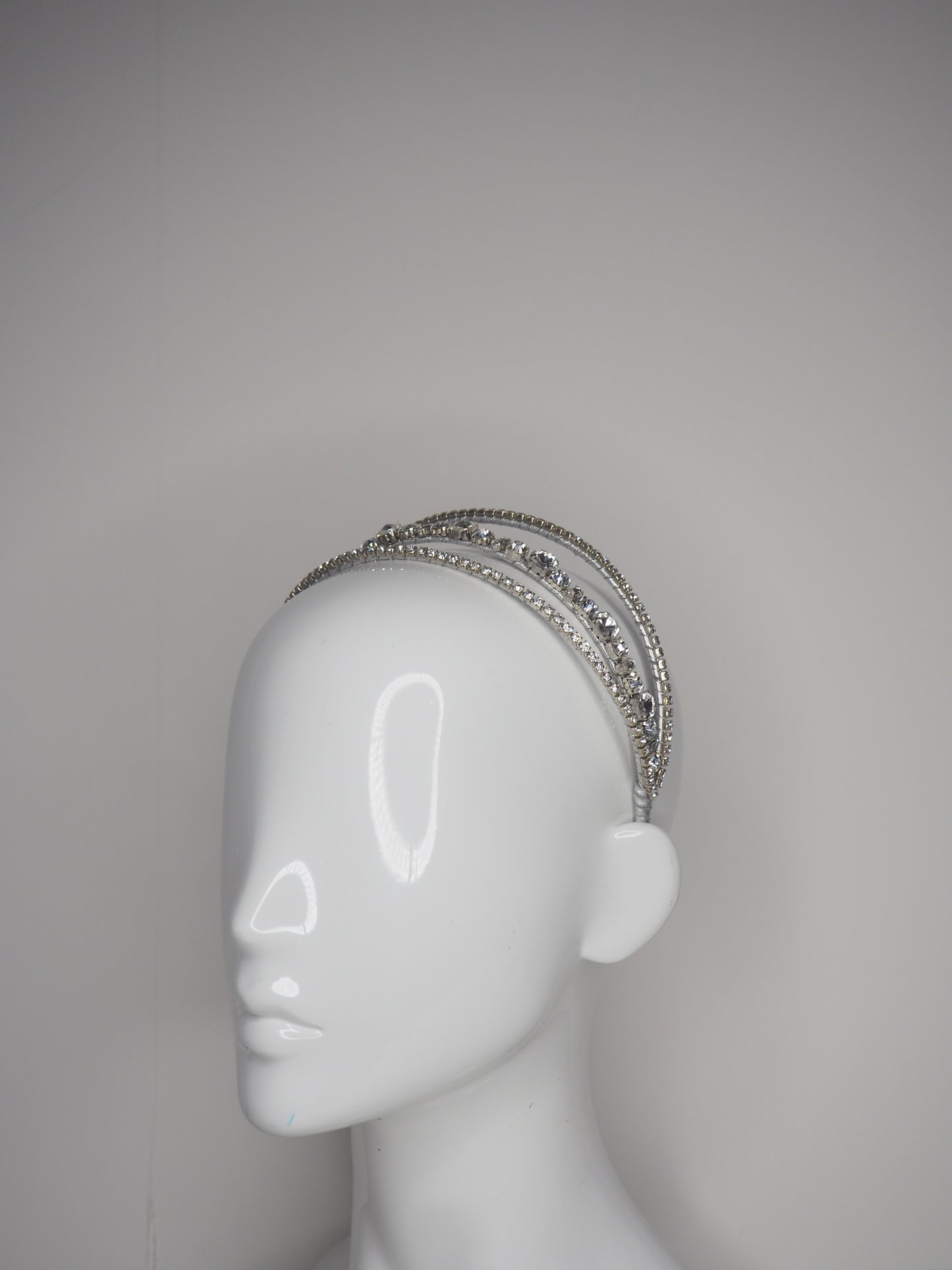 Triple treat - Silver Diamonte