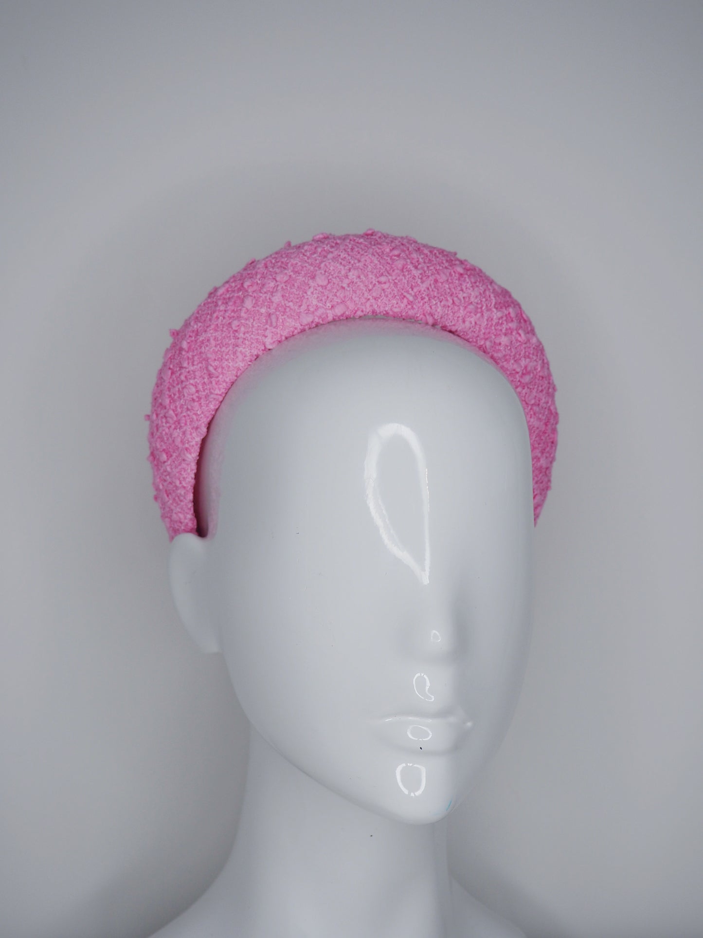 Mia - Italian boucle Tweed - Candy pink