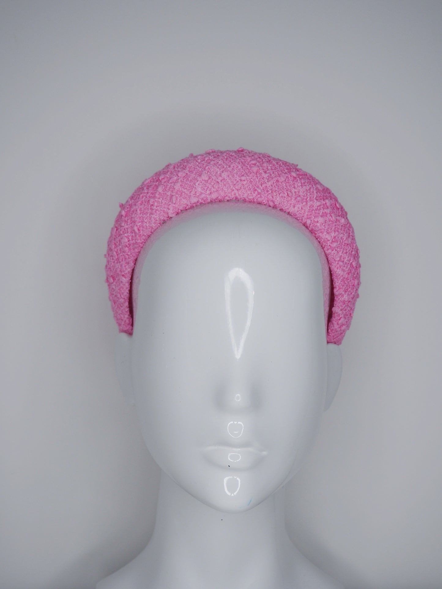 Mia - Italian boucle Tweed - Candy pink
