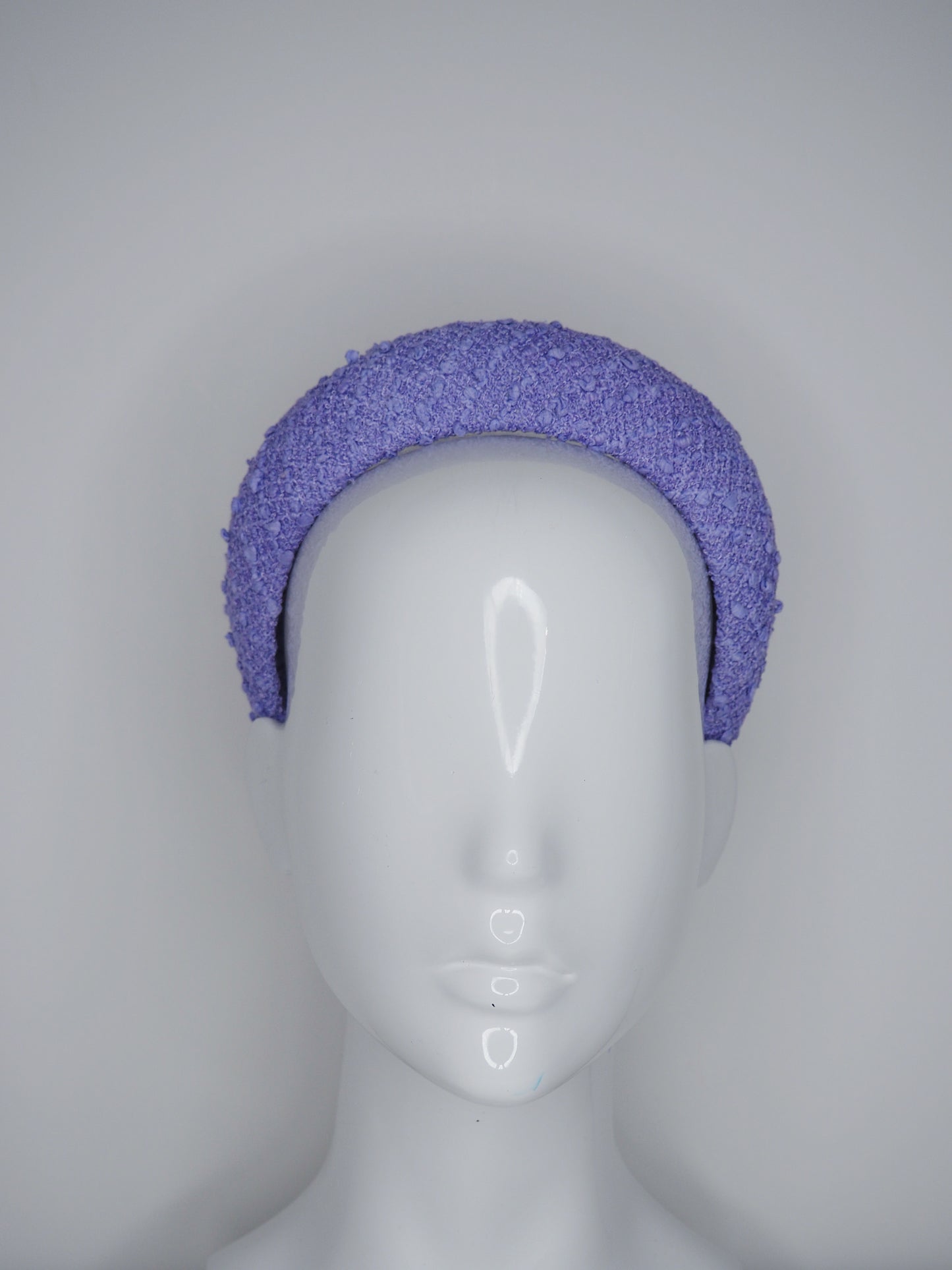 Mia - Italian boucle tweed - lilac