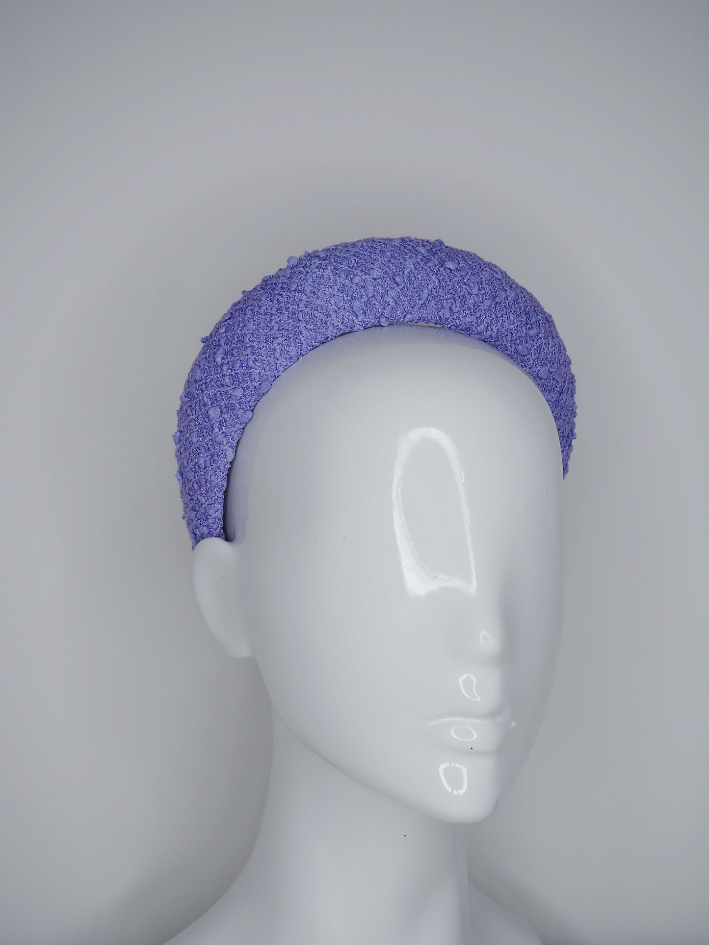 Mia - Italian boucle tweed - lilac
