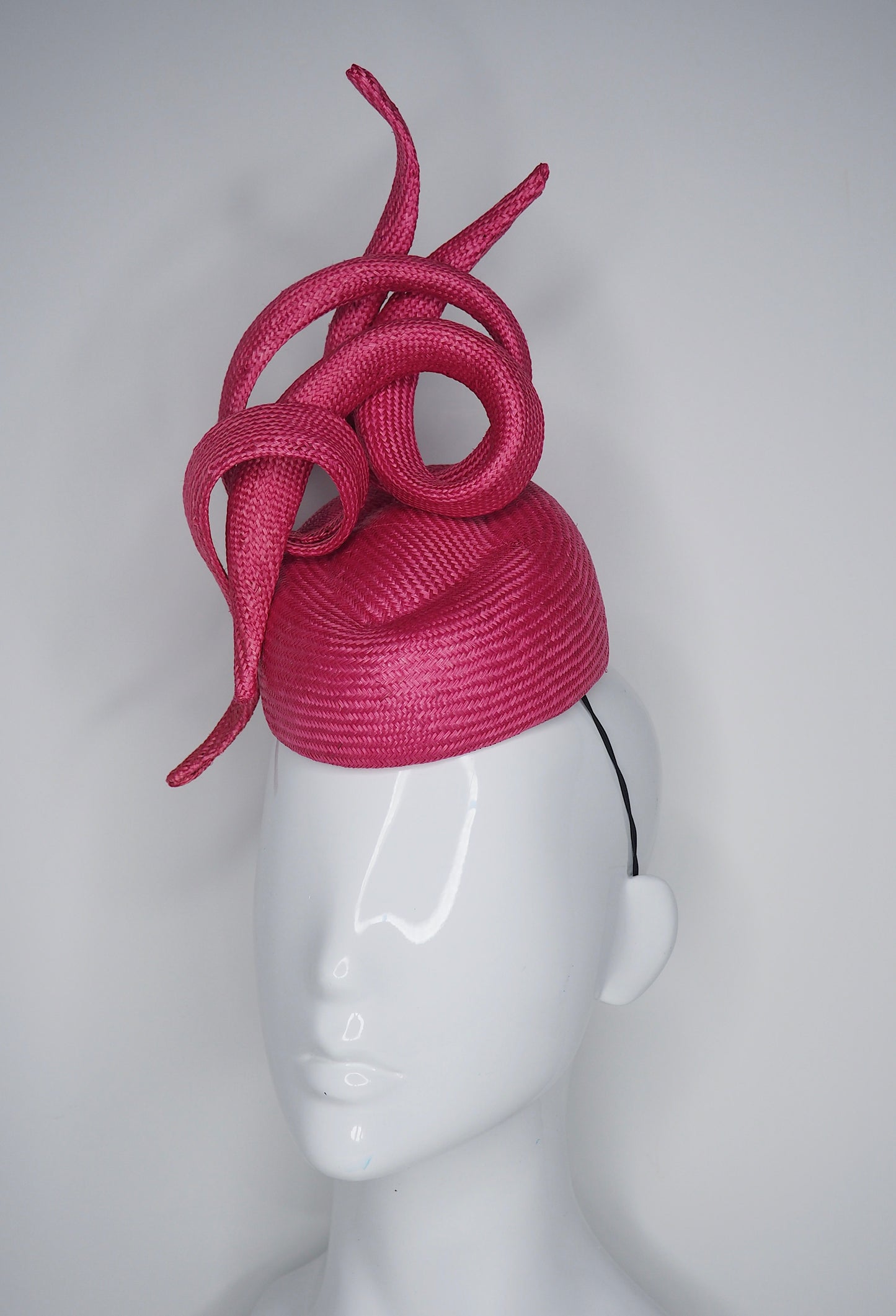 Raspberry Sorbet - Raspberry Parisisal Swirl pork pie pillbox