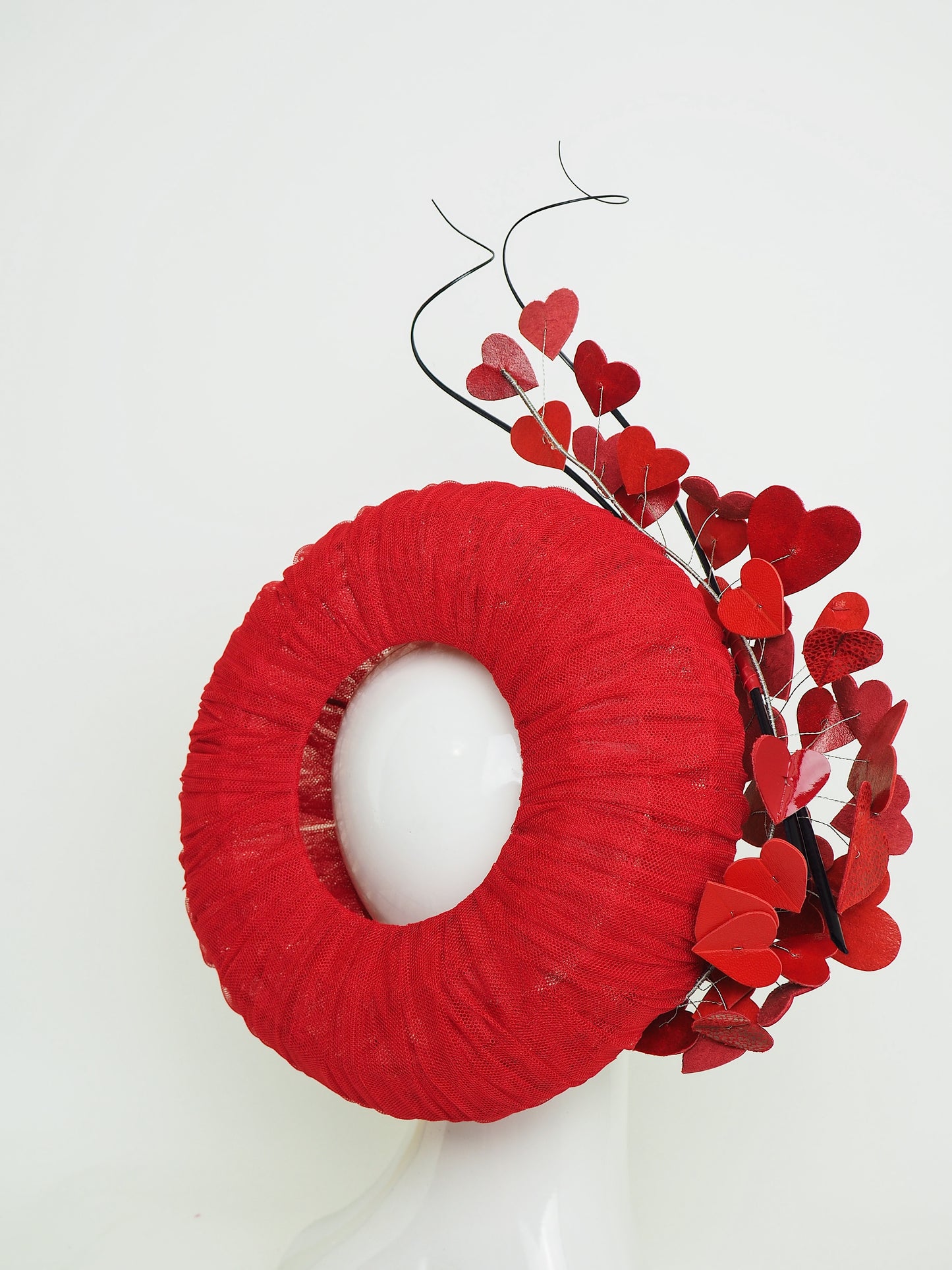 All you need is love - Red tulle doughnut with heart detail