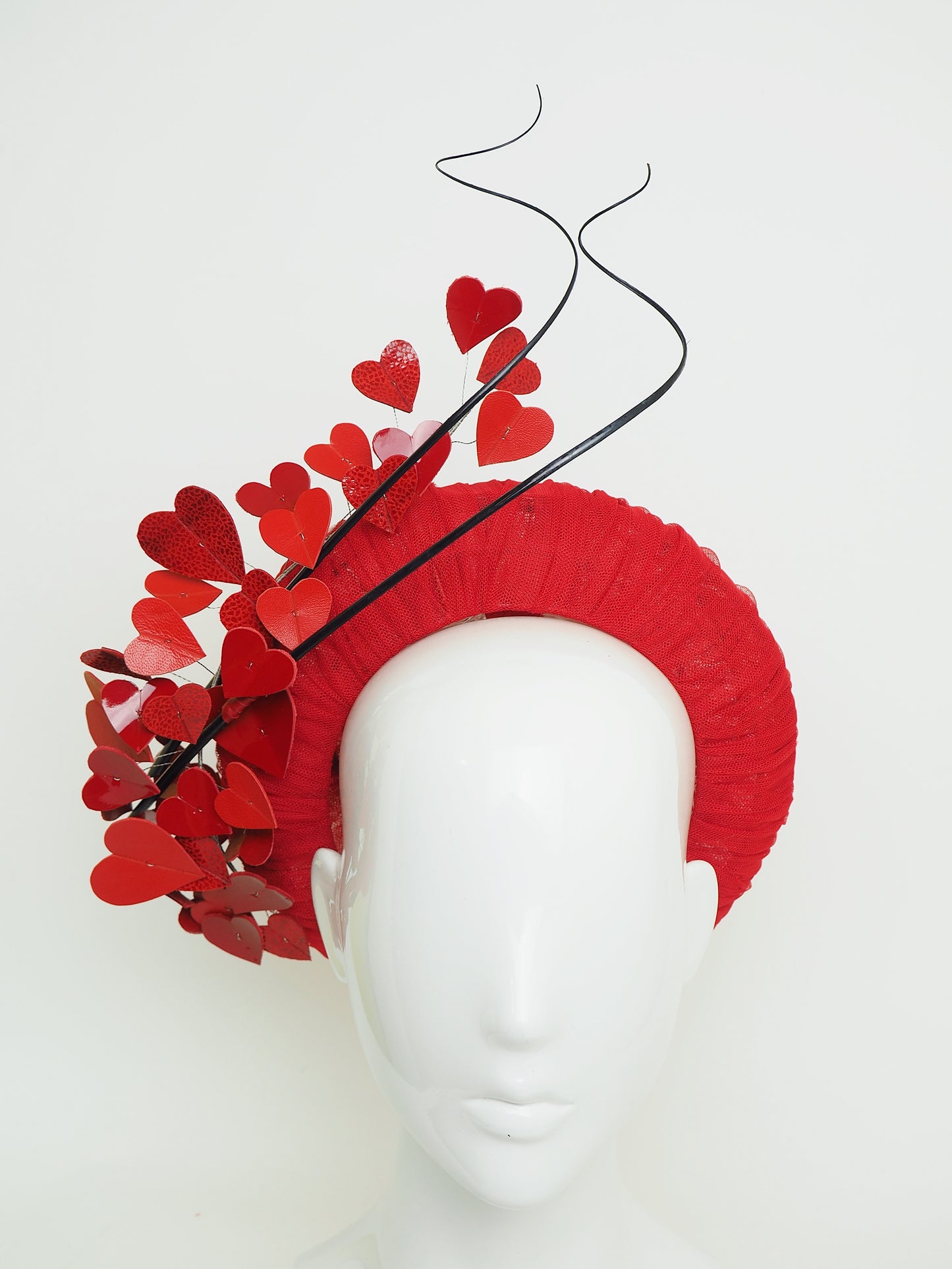 All you need is love - Red tulle doughnut with heart detail