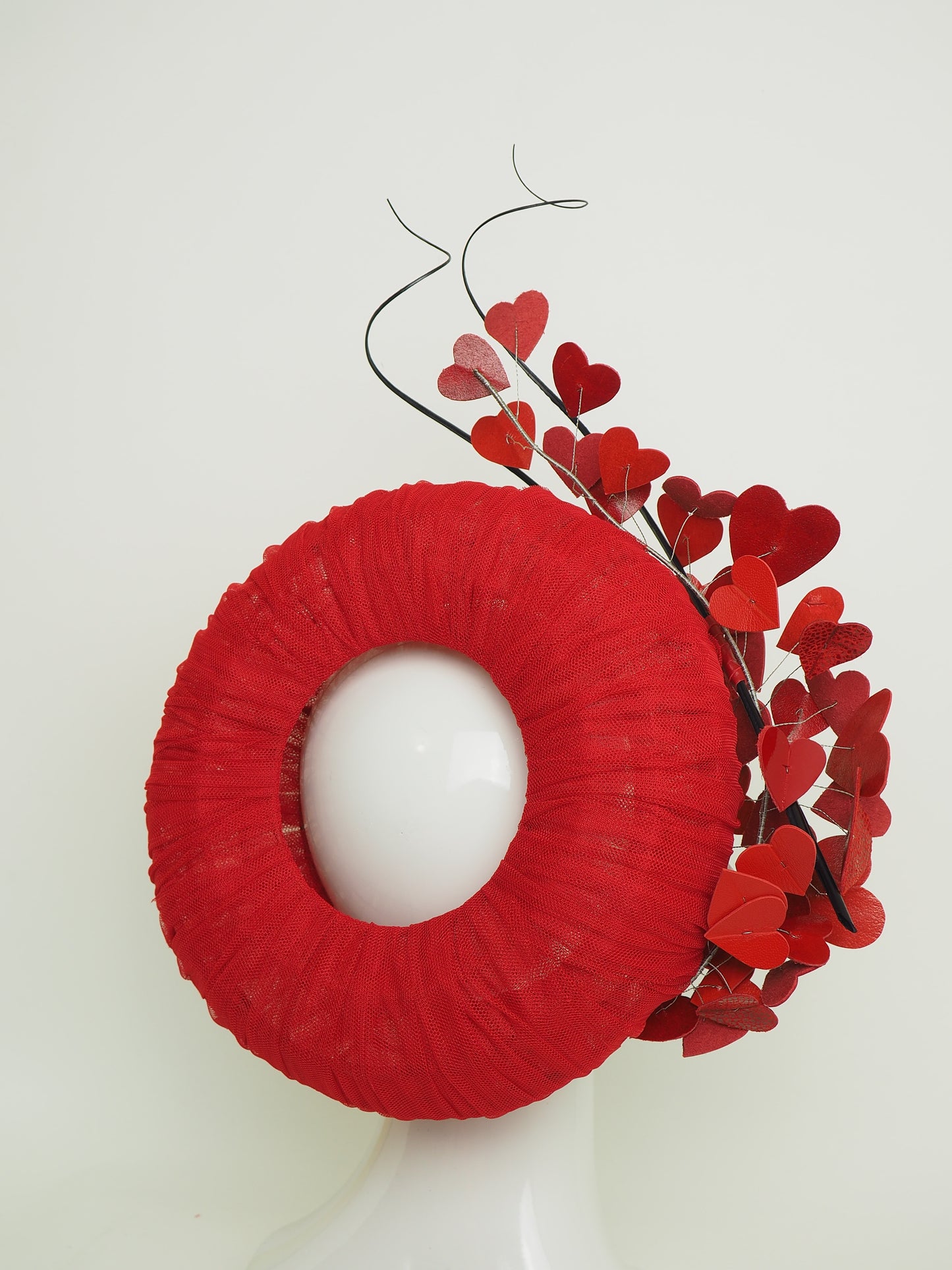 All you need is love - Red tulle doughnut with heart detail