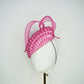 Amour - A romantic vintage straw beret with sculptural crinoline swirls forming the suggestion of a heart.