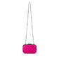 KEREN CRYSTAL HOTFIX CLUTCH - Fuchsia