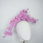 Lilac Blossom - Lilac cherry blossom vine headband