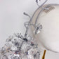 Dancing Dandelion - Silver Dandelion wraparound headband with windswept