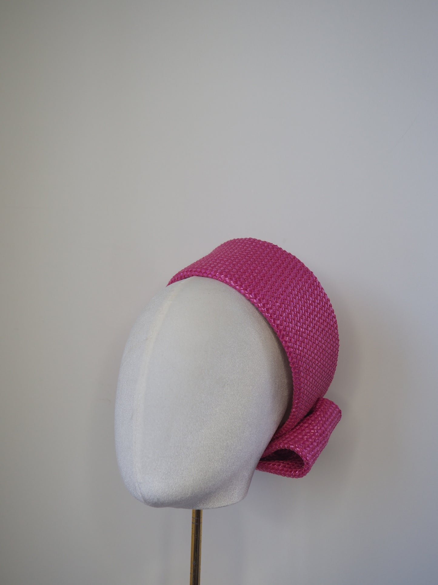 Jackie O- candy pink poly cotton weave with rear bow
