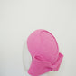 Vintage Barbie - Soft candy pink rounded pillbox with inlay detail and bow.