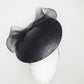 Big Black Bow - Black Floating disc with front and back bow feature and embellished veil