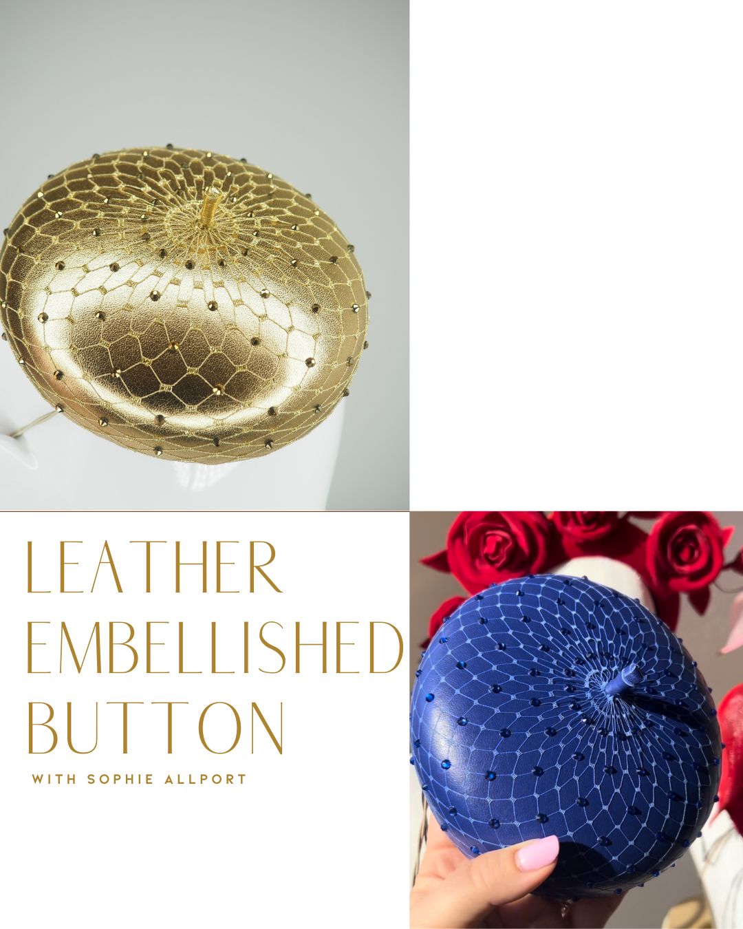 Millinery Mates (4 person) Masterclass in person (price per person $350)- 5 hour Lesson - Refreshments provided (Copy) (Copy)