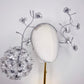 Dancing Dandelion - Silver Dandelion wraparound headband with windswept