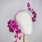 Wild Orchid - Magenta/ hot pink wrap around 0rchid Vine Headband