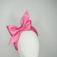 Tied in a bow - Candy pink 3D headband with petite bow