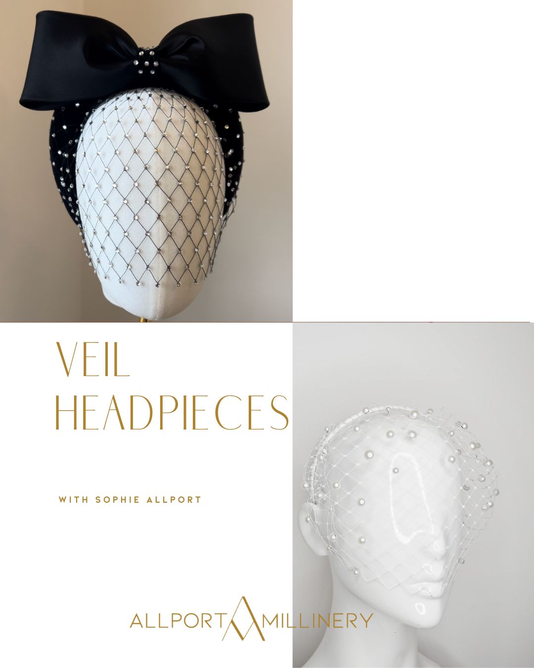 Millinery Mates (4 person) Masterclass in person (price per person $350)- 5 hour Lesson - Refreshments provided (Copy) (Copy)