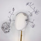 Dancing Dandelion - Silver Dandelion wraparound headband with windswept