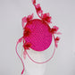 Rambling Roses - Fuchsia Curystoform rose and embellished Percher