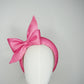 Tied in a bow - Candy pink 3D headband with petite bow