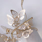 Butterflies and bees - gold crystoform headpiece