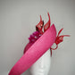 Rosie Girl - Garden Party Style upturned brim with removable headband.