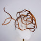 Copper Rose -Wired Copper Rose Veil Sculpture