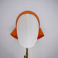 Valencia Pillbox - Vintage Felt Soft teardrop pillbox with bow and gold veil detial
