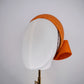 Valencia Pillbox - Vintage Felt Soft teardrop pillbox with bow and gold veil detial
