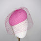 Candy  Beret - Candy pink tweed beret