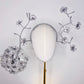 Dancing Dandelion - Silver Dandelion wraparound headband with windswept