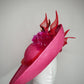 Rosie Girl - Garden Party Style upturned brim with removable headband.