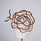 Copper Rose -Wired Copper Rose Veil Sculpture
