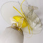 Seeing Daisies - Veiled woven patent leather percher with Daisy and butterfly detail